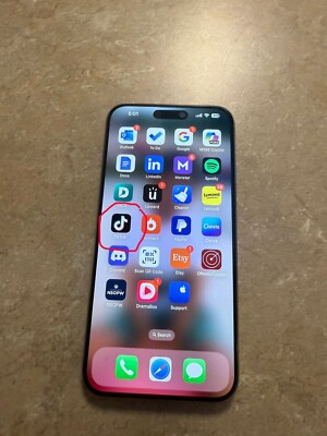 15 Pro Max 256 Gb With Tiktok Installed,payment For Zelle/venmo(978)552-9998