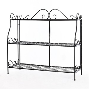 3 Layer Metal Outdoor Indoor Pot Plant Stand Display Garden Decor Flower Rack Uk Ebay