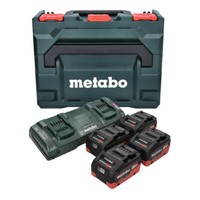 Metabo Basis Set Mit 4X Akku Lihd 18 V 5,5 Ah + Asc 145 Duo + Metabox 685180000