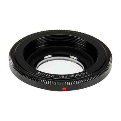 Fotodiox Objektivadapter Pro M42 Linse an Nikon F mit Infinity-Fokusglas