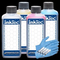 400Ml Inktec® Tinte NachfüLltinte Ink FüR Hp 711XL Druckerpatrone Tintenpatrone
