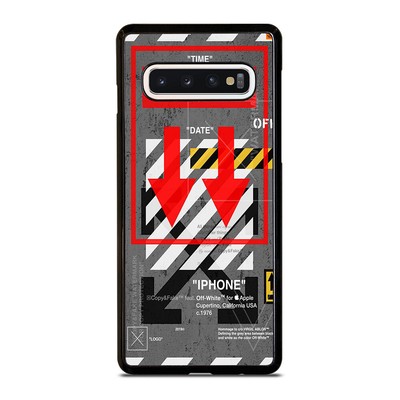 Off White Arrow Down Samsung S7 S8 S9 S10 S10 5g S10e Edge Plus