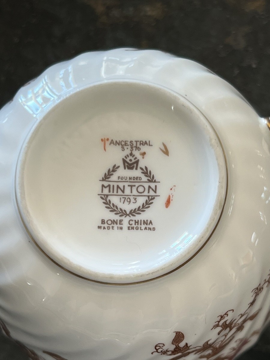 Vintage Ancestral S-376 Minton 1793 Bone China Made In Vintage Ancestral S-376 Minton 1793 Bone China Made In