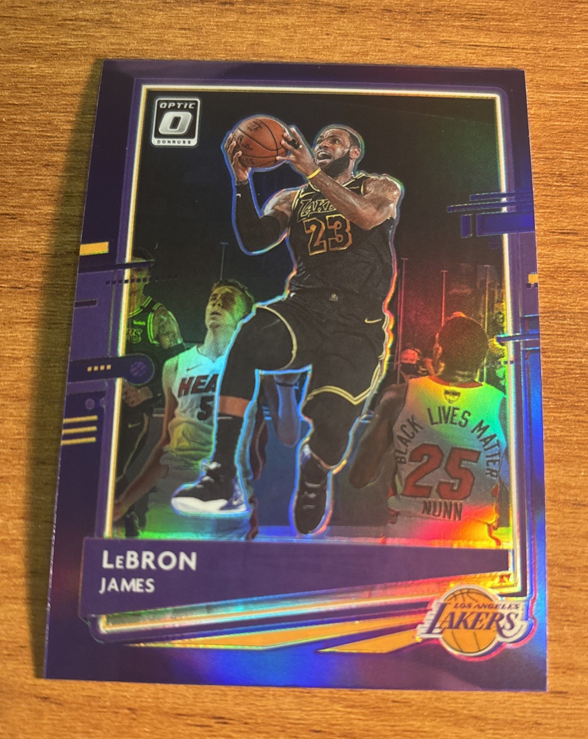 2020-21 Panini Donruss Optic - LeBron James #13 Purple Prizm