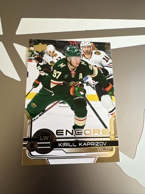 24-25 UD Extended Series Hockey Gold Parallel Encore E-19 Kirill Kaprizov Wild