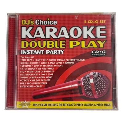 DJ s Choice Karaoke Double Play Instant Party CD Sealed
