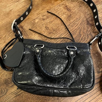 Balenciaga Black Shoulder Bag with Heart Mirror 460989 | eBay
