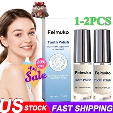 1-2PCS 5ml Tooth Polish, Tooth Paint, Natural Teeth Whitening Paint HOT 2026 