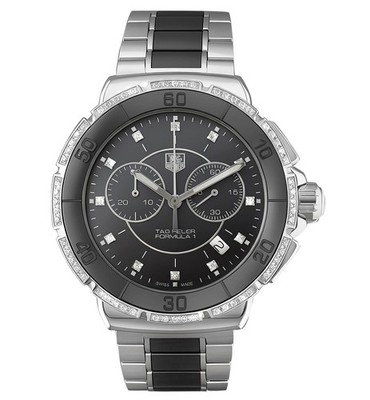 TAG Heuer Formula 1 CAH1212.BA0862 Black Ceramic Diamonds 41MM Lady Quartz