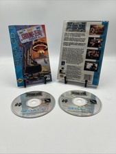 Ground Zero Texas (Sega CD, 1993) CIB Complete w/ Manual & Reg Card Clean Discs