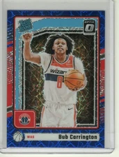 2024-25 Donruss Optic #273 Bub Carrington Blue Velocity