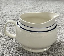 Vintage ELEGANCE II Collection Mariner blue Gravy Boat MINT