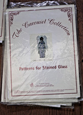 Stained Glass Pattern 34" Angel Carousel Collection 6055-7 Jan Patten