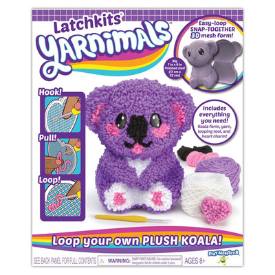 Playmonster Yarnimals Koala Loop Your Own Koala Craft Kit Make Your Own Animal