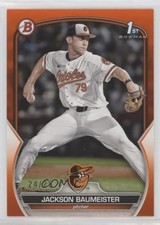 2023 Bowman Draft Orange 24/25 Jackson Baumeister #BD-84 10yf
