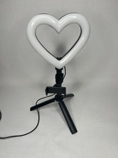 Heart Ring Light Dixie  Charli 8 Inch 3 Color Temp Table Top Phone Holder