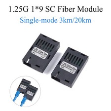 1Pair 1.25G 1*9 Fiber Optical Module SC UPCAP...