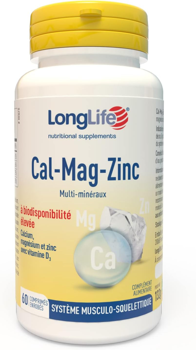 Calcium Magnésium Et Zinc pour retrouver un sommeil réparateur et une vitalité active