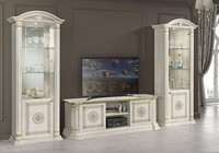 Wohnzimmer Rtv Vitrine Sideboard Fernseh Kommode Schrank Gruppe Xxl Set 3Tlg.