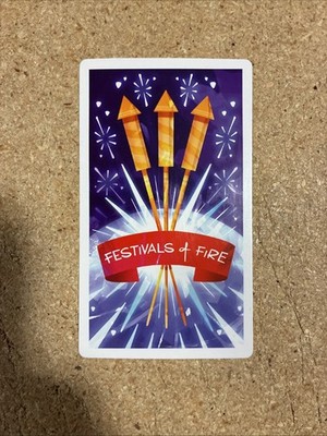 Skyrockets Festivals of Fire - P2 Double Down Event Card - Dice Tower Promo New
