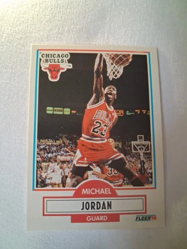 1990-91 Fleer Michael Jordan #26 Black Line Above Biographical Information 🔥