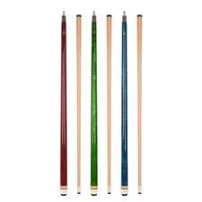 ASKA Set of Wrapless 2-Piece Billiard Pool Cue Sticks L3, 58" Hard Rock Canad...