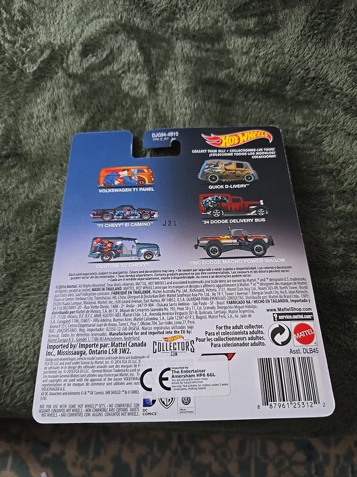 Autobús de entrega Dodge Batman '34 Hot Wheels-2016-Real Riders  Foto 2 de 4