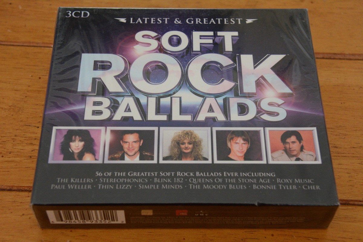 Soft Rock Ballads 3CD Set 56 Tracks The Killers Cher Roxy Music