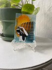 aceo original art figure architecture surrealist collage 2.5x3.5 mixed media — photo 4