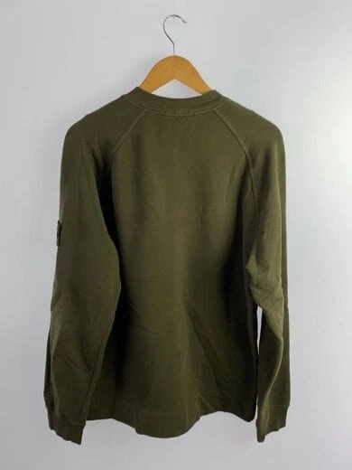 STONE ISLAND Felpa L Cotone KHK Plain 8115629F7