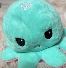 teeturtle reversible octopus plushie Pink  Teal