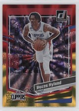 2023-24 Panini Donruss Holo Red & Gold Laser Bones Hyland #1 0s5