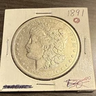 1891 Morgan $1 New Orleans Silver Dollar 0.9 Fineness US Coin Uncertified