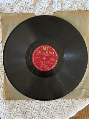 78 RPM 10'' Record Benny Goodman A Cal In Calico & Benjies Bubble Columbia 37187