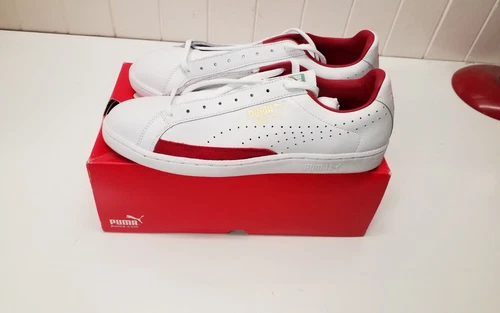 Sneakers uomo Puma Match taglia 10 classiche OG bianche pelle retrò blazer RARO