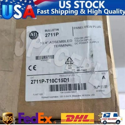 2711P-T10C15D1 AB REV. E PanelView Plus 1000 Touch Terminal NEW US Free Tax