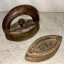 PAIR OF ANTIQUE WAPAK SAD IRONS