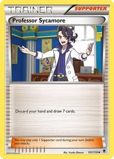 Pokemon Professor Sycamore 101/119 XY - Phantom Forces Uncommon LP