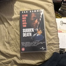 Sudden Death - Van Damme ( VHS Tape 🔶 RARE Version ) ~ 4 Front Video 044 8893