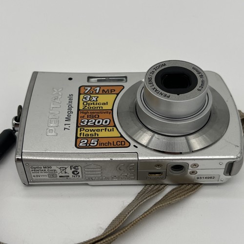 Pentax Optio M30 7.1mp Digital Camera With 3x Optical Zoom Tested Fast Shipping! - Picture 10 of 13