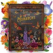 Wildflower Seed Collection - Attract Monarch Butterflies & Hummingbirds