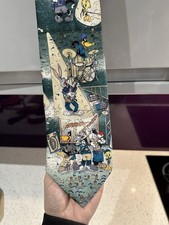 Vintage 1993 Looney Tunes Tie Rack Silk Tie Bugs Bunny Daffy Duck Warner Bros 