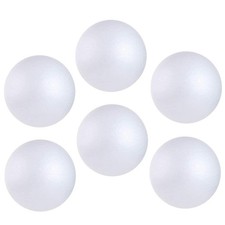 CCINEE 6PCS White Foam Balls, 6 Inch Round Polystyrene Craft Balls
