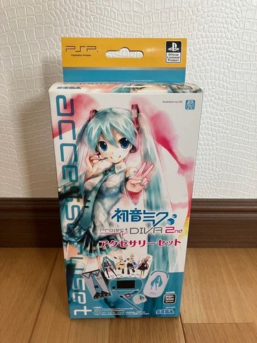Sony PSP Hatsune Miku Project DIVA 2nd Accessory Set Complete Japan *No console*