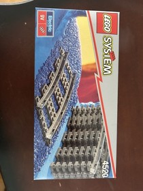 LEGO System Train Track Curved Rails 5 Boxes 4520