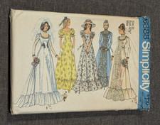 Simplicity 6888 Vintage Bridal Dress Pattern ...