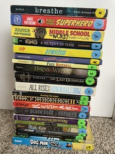 Lot of 20 Children's Kids Chapter Books - Random Paperback Classroom Homeschool