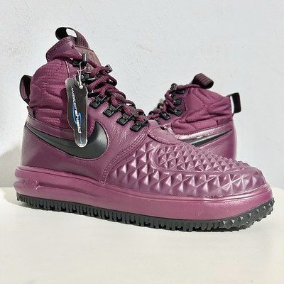Nike Lunar Force 1 Duckboot  Burgundy  Men s Size 9 Black Outdoor Sneakers