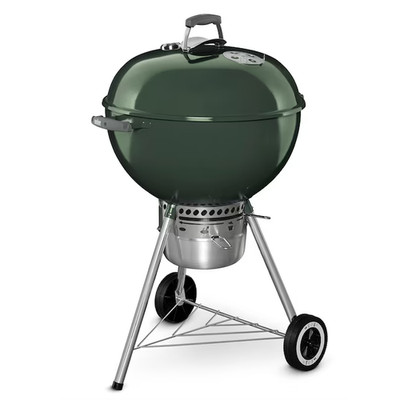Weber Stealth 21.5-in W Matte Black Kettle Charcoal Grill - Green