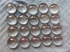 Muggel, 29mm transparentes Glas, 20 St&uuml;ck